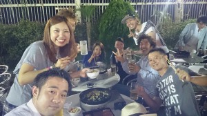 池袋美容室11周年ＢＢＱ③